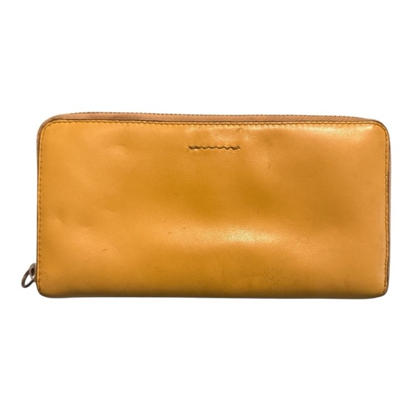 🧡 5 for $25 🧡 Cole Haan Yellow Leather Wallet - Picture 2 of 4